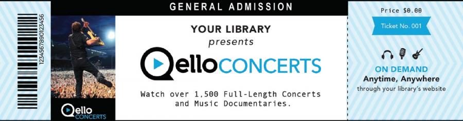 Qello Concerts - verdens største samling af fuldlængde koncerter og musikdokumentarer.
