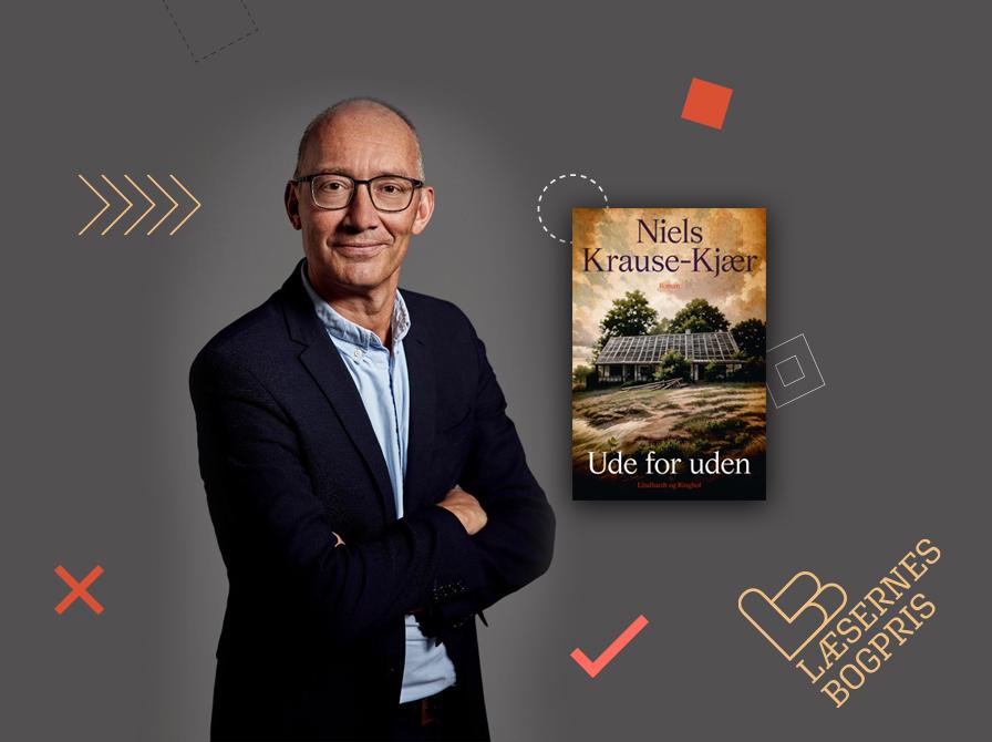 Billede af forfatteren Niels Krause-Kjær og bog